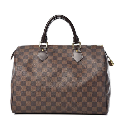 Louis Vuitton Damier Ebene Speedy 30 1 of 17