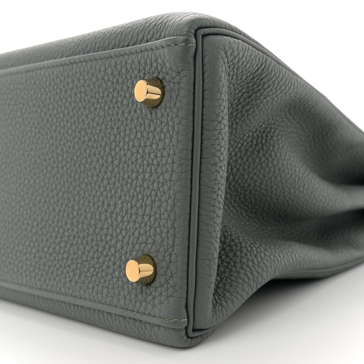 Hermes Togo Kelly Retourne 28 Vert Amande 10 of 12