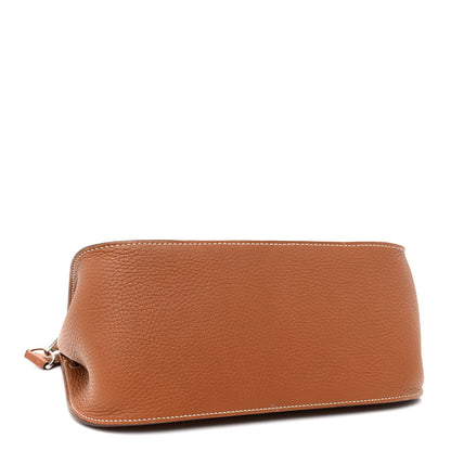 Hermes Taurillon Clemence Jypsiere 28 Gold 4 of 15