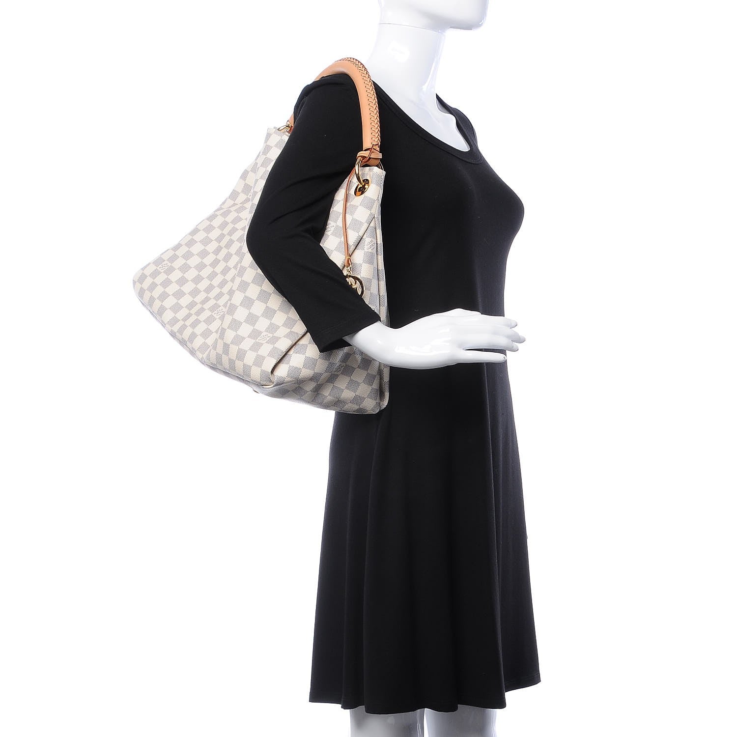 Louis Vuitton Damier Azur Artsy MM 2 of 9