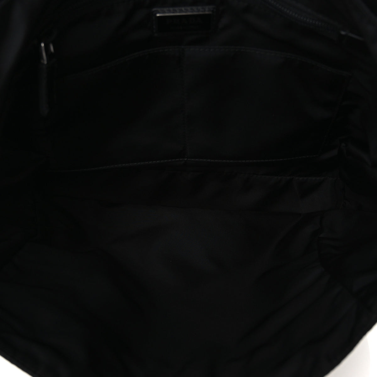Prada Re-Nylon Saffiano Sea Beyond Messenger Shoulder Bag Black 5 of 9
