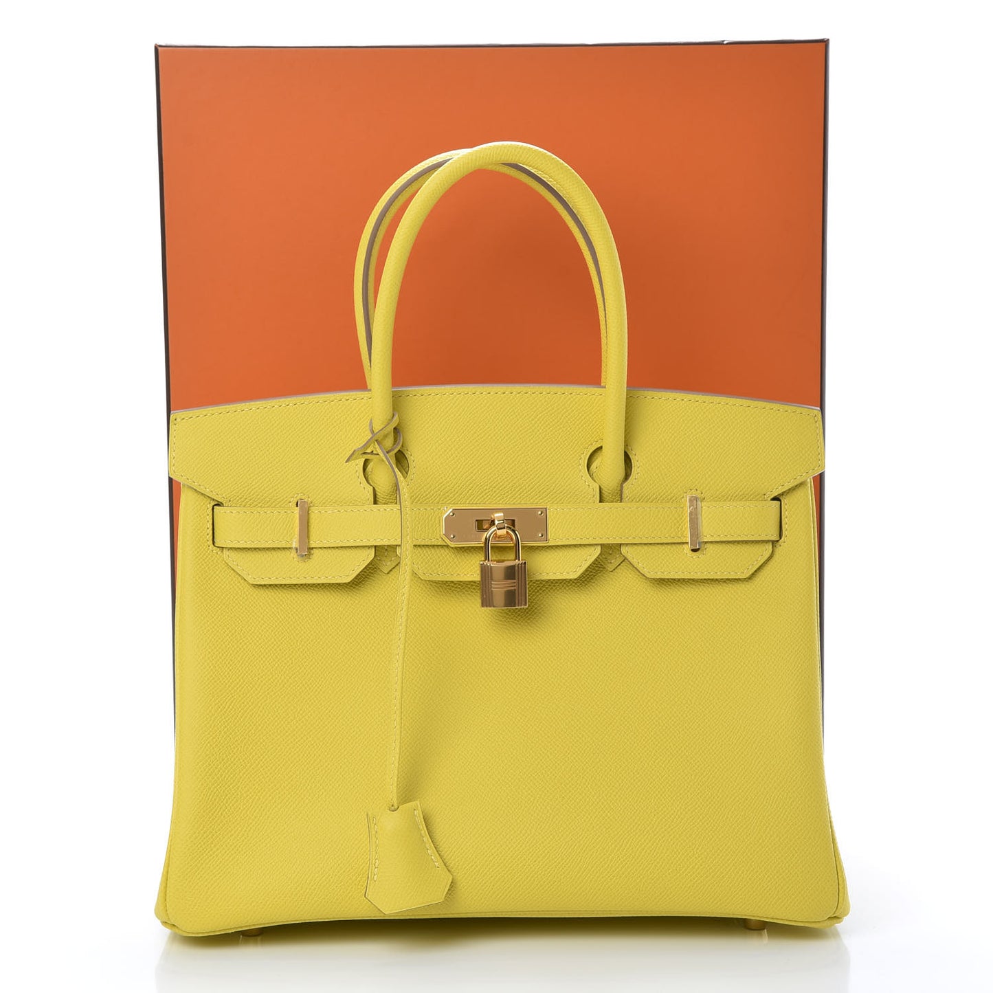 Epsom Birkin 30 Lime