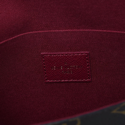 Louis Vuitton Monogram Pochette Felicie Chain Wallet Fuchsia 6 of 10