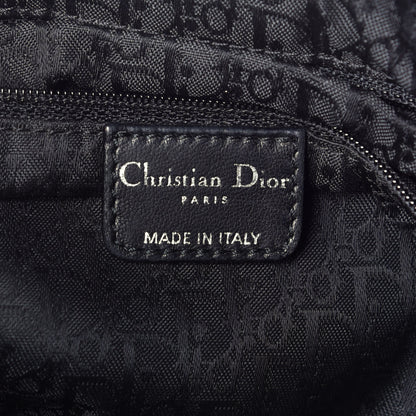 Christian Dior Lambskin Plisse Pleated Shoulder Bag Black 6 of 9