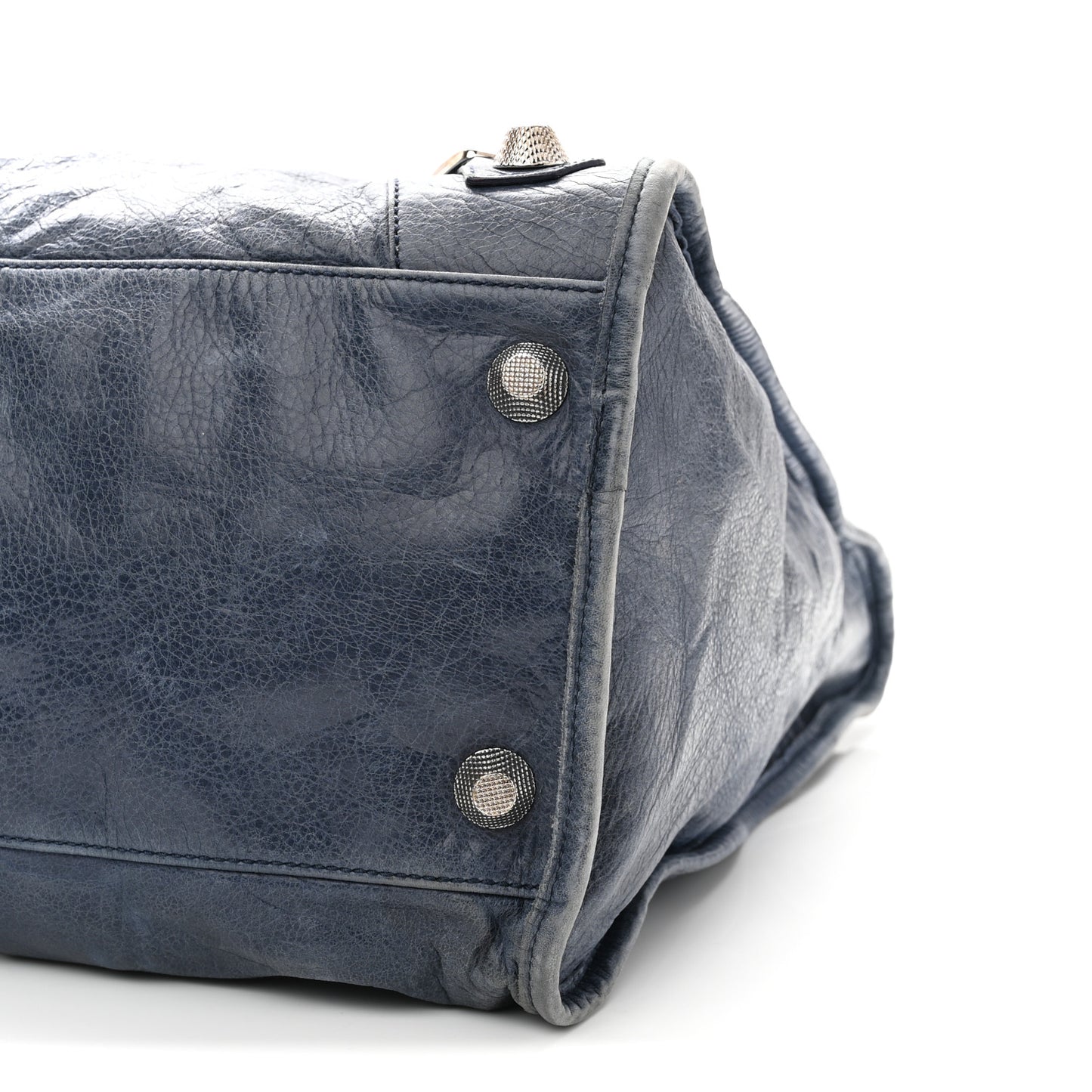 Agneau Giant 21 Silver Hardware Weekender Blue Roi