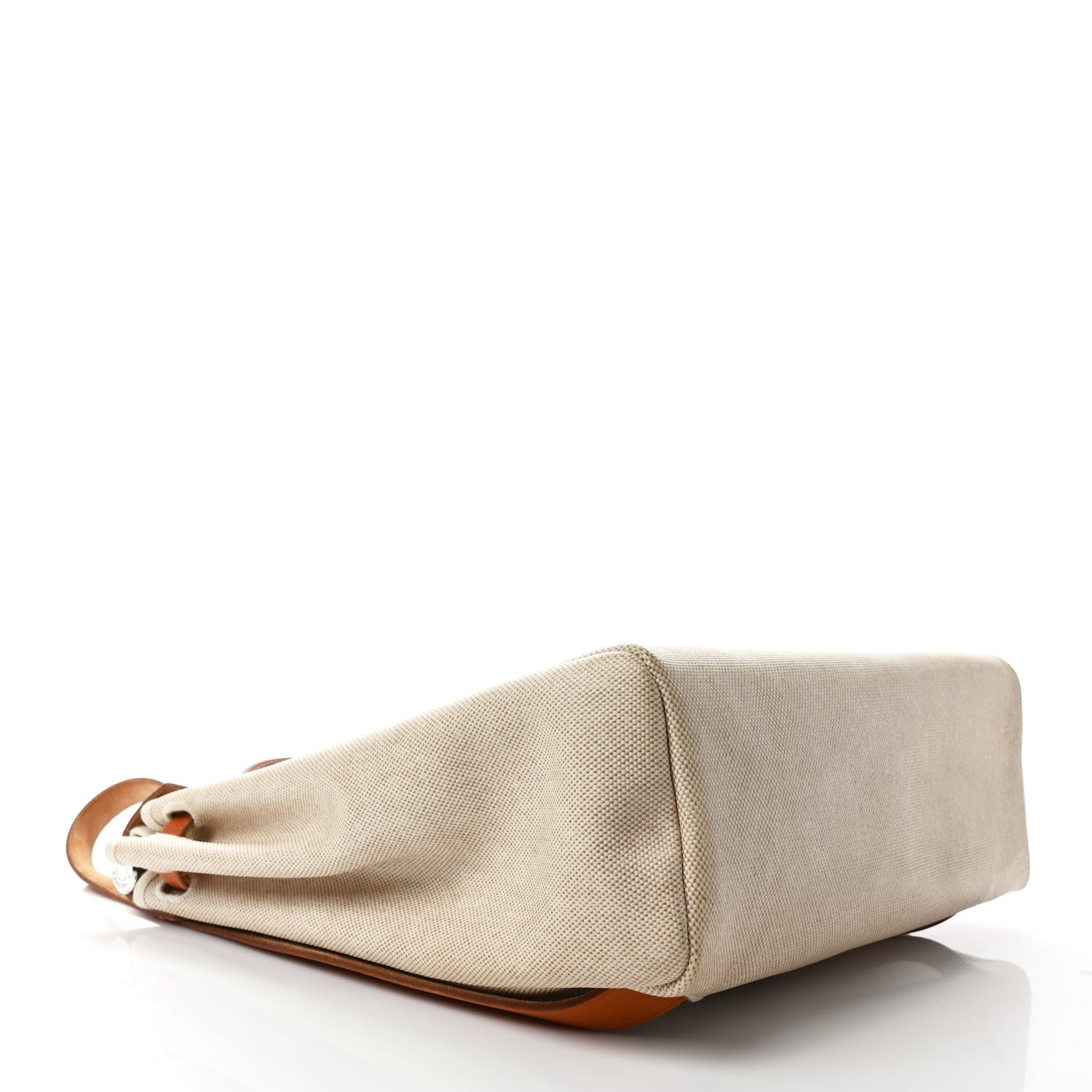 Hermes Toile Vache Calfskin Herbag 30 PM Backpack Natural 4 of 11