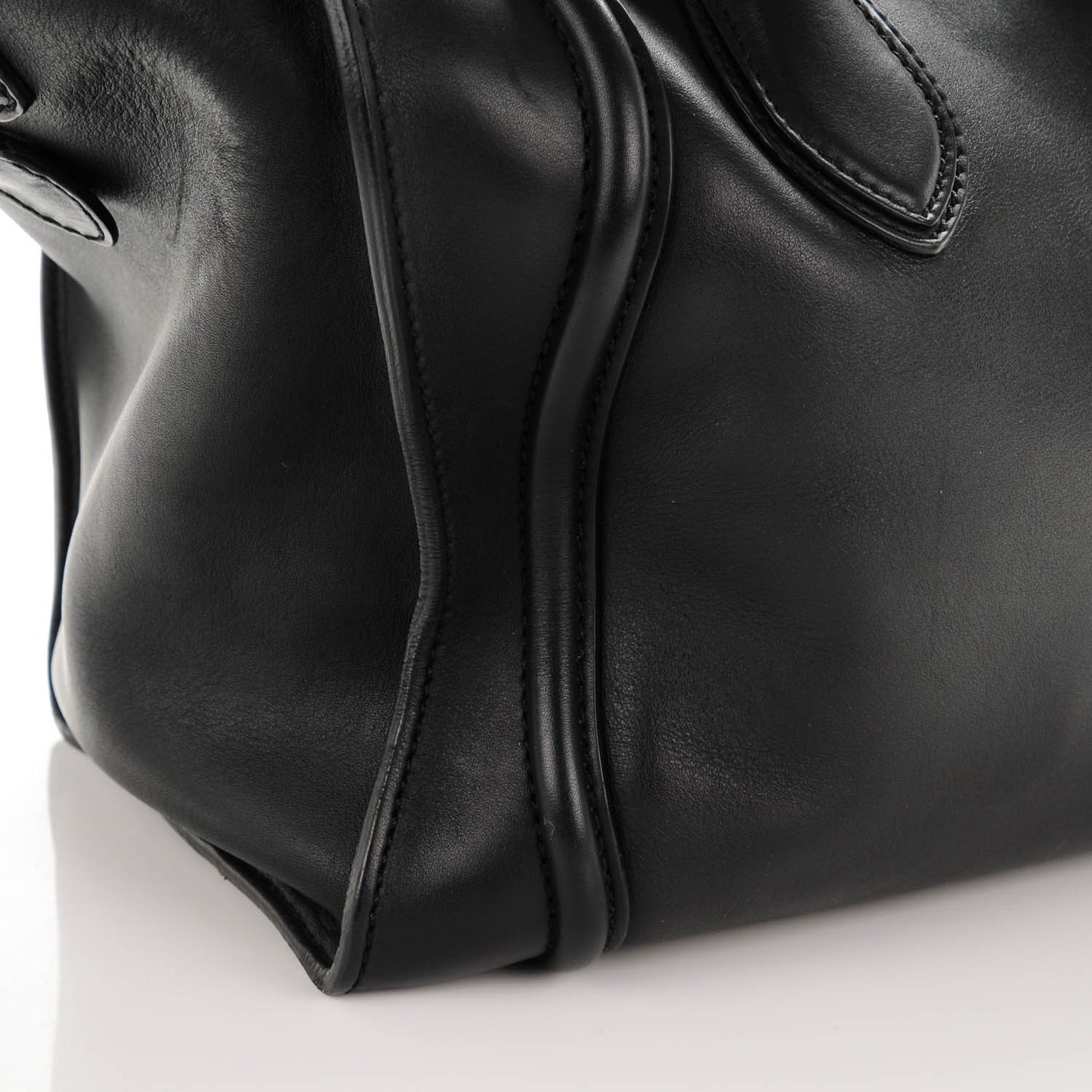 Smooth Calfskin Mini Luggage Black