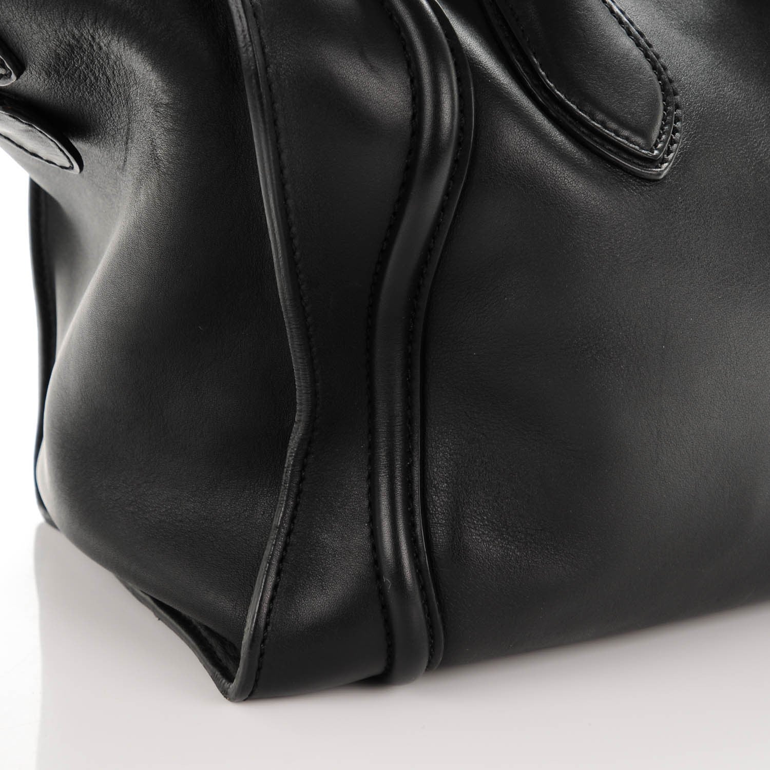 Celine Smooth Calfskin Mini Luggage Black 8 of 8