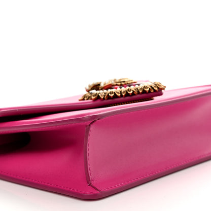 Dolce & Gabbana Smooth Calfskin Small Devotion Envelope Top Handle Bag Pink 8 of 12