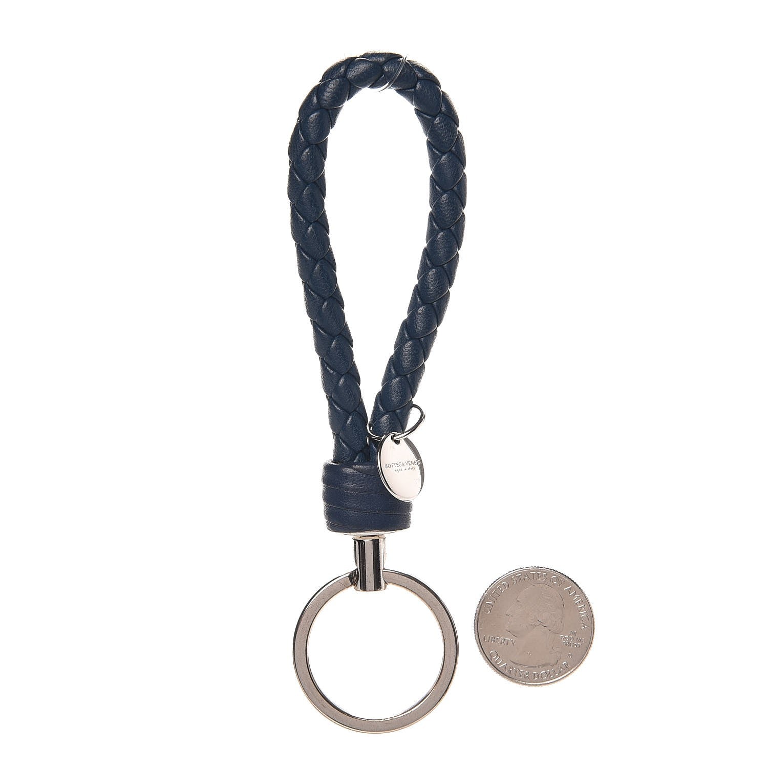 Bottega Veneta Nappa Intrecciato Key Ring 2 of 3