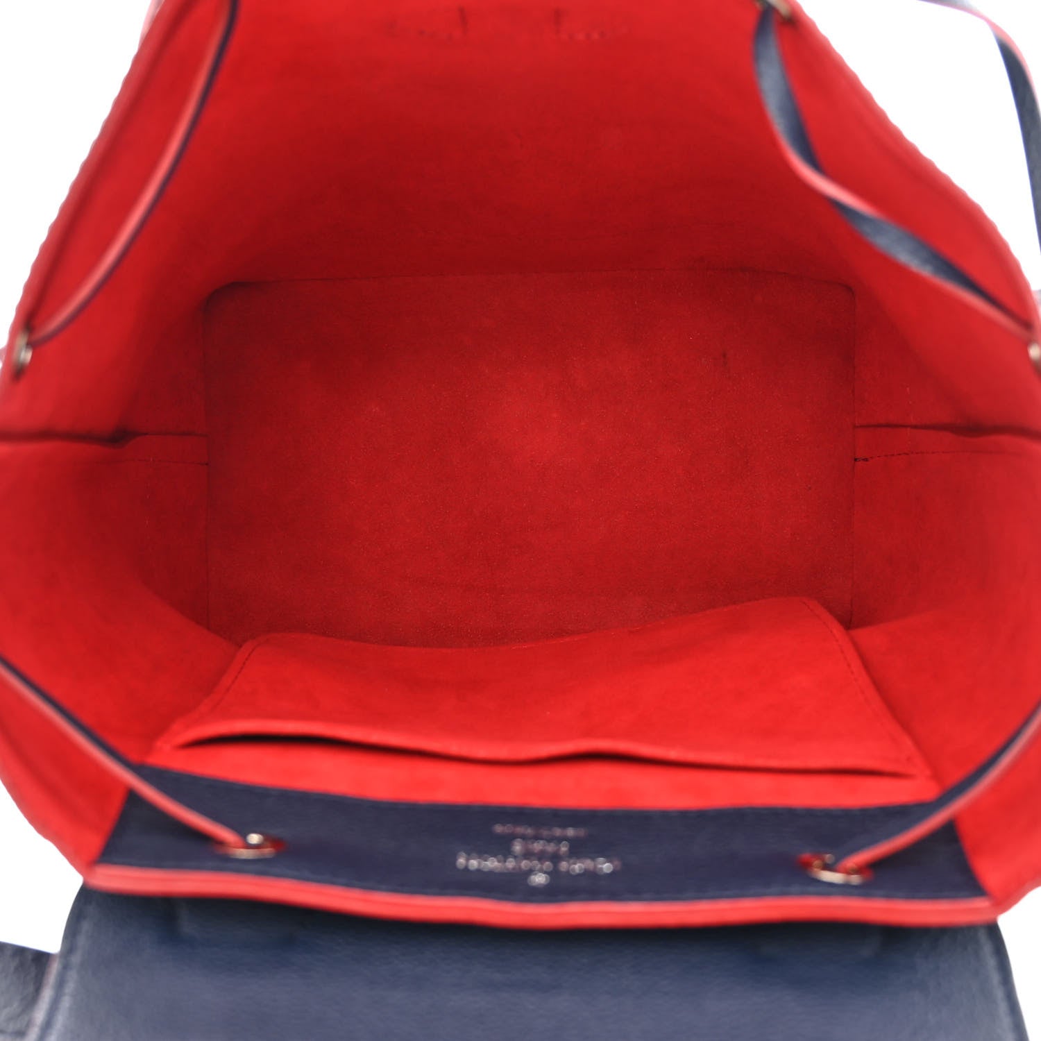 Louis Vuitton Soft Calfskin Lockme Backpack Marine Rouge 5 of 10