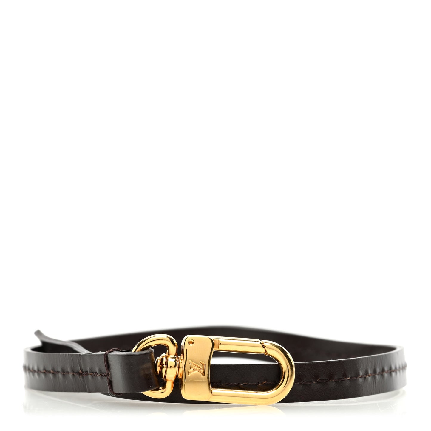 Calfskin Pochette Accessories Strap Brown