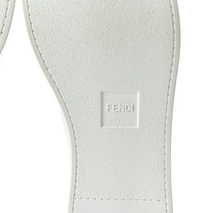 Fendi Calfskin Monster Micro Bag Bugs Mens Low Top Sneakers 12 White 6 of 9