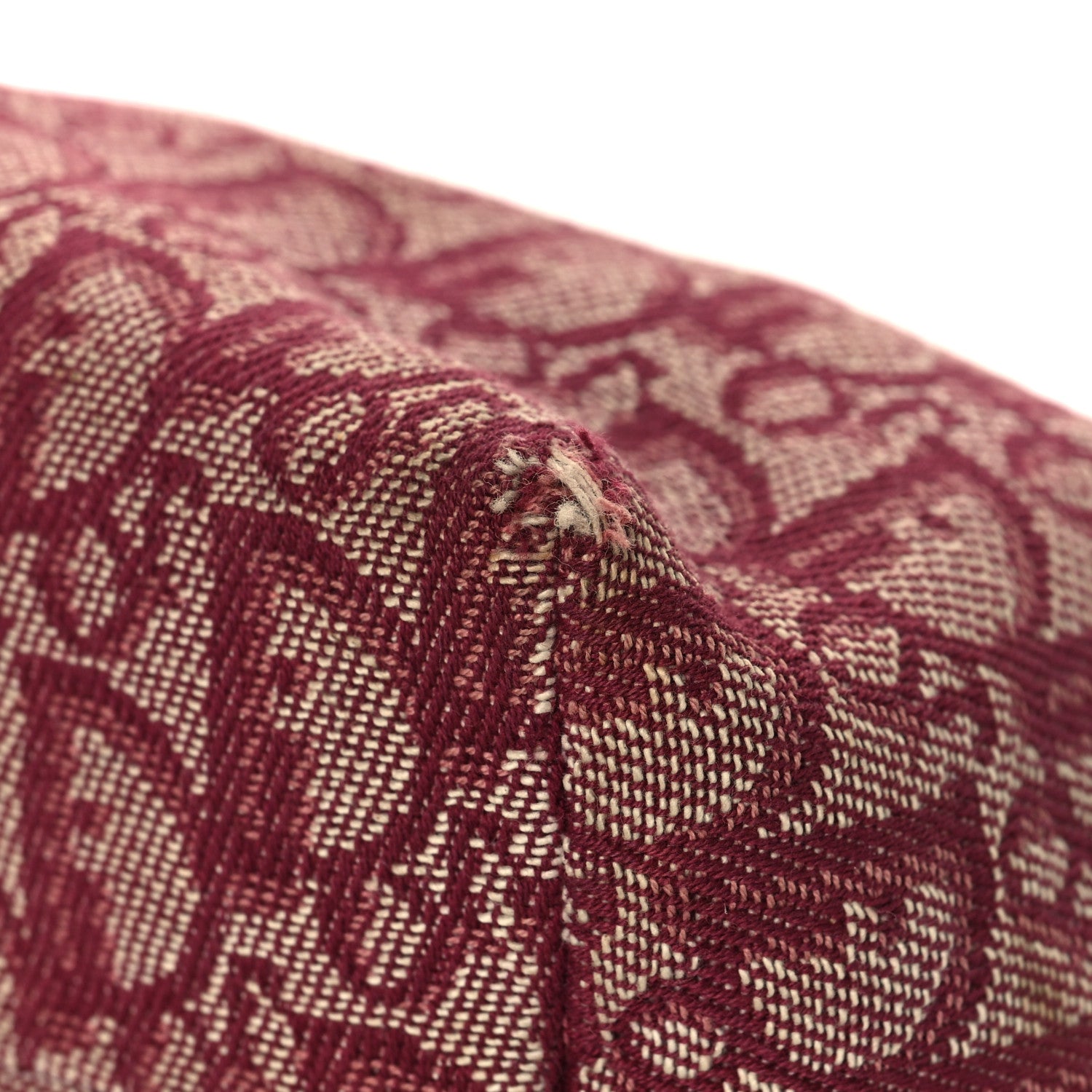 Christian Dior Monogram Shoulder Bag Pochette Burgundy 19 of 29