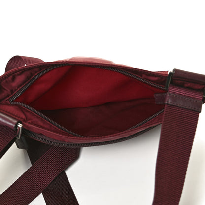Prada Nylon Vela Messenger Bag Granato 7 of 10