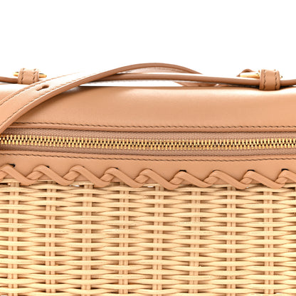 Loro Piana Wicker Calfskin L19 Extra Pocket Pouch Natural 7 of 9