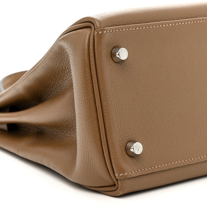 Hermes Evercolor Kelly Retourne 28 Beige De Weimar 9 of 14