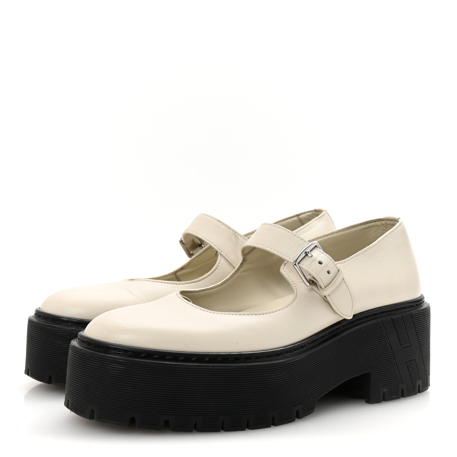 Hermes Calfskin Hoxton Oxford 37.5 Beige Glaise 4 of 8