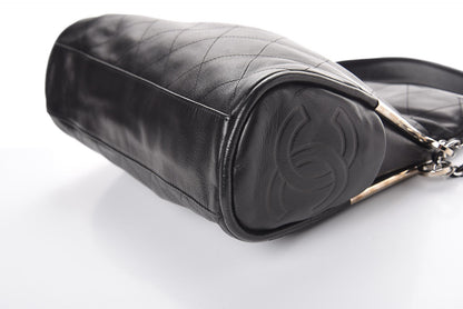 Chanel Lambskin Stitched Medium Ultimate Soft Tote Black 12 of 13