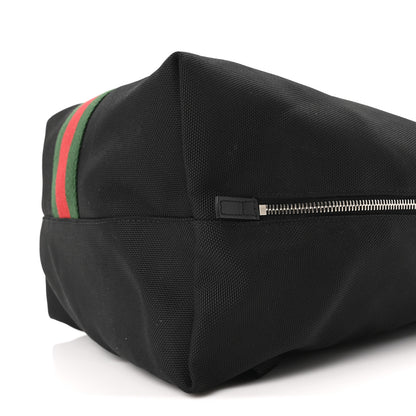 Gucci Techno Canvas Web Single Buckle Backpack Black 10 of 10