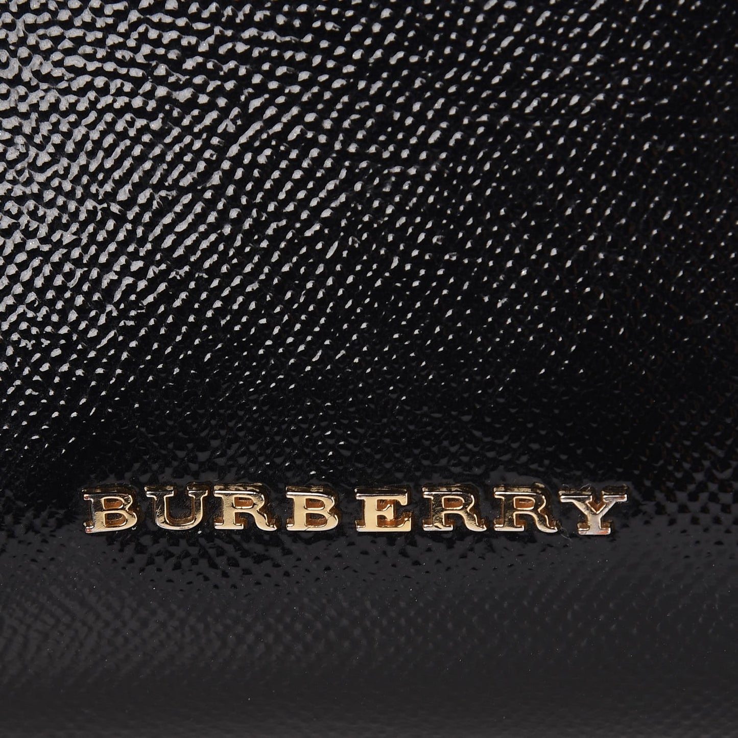 Patent Grained Calfskin Little Crush Black