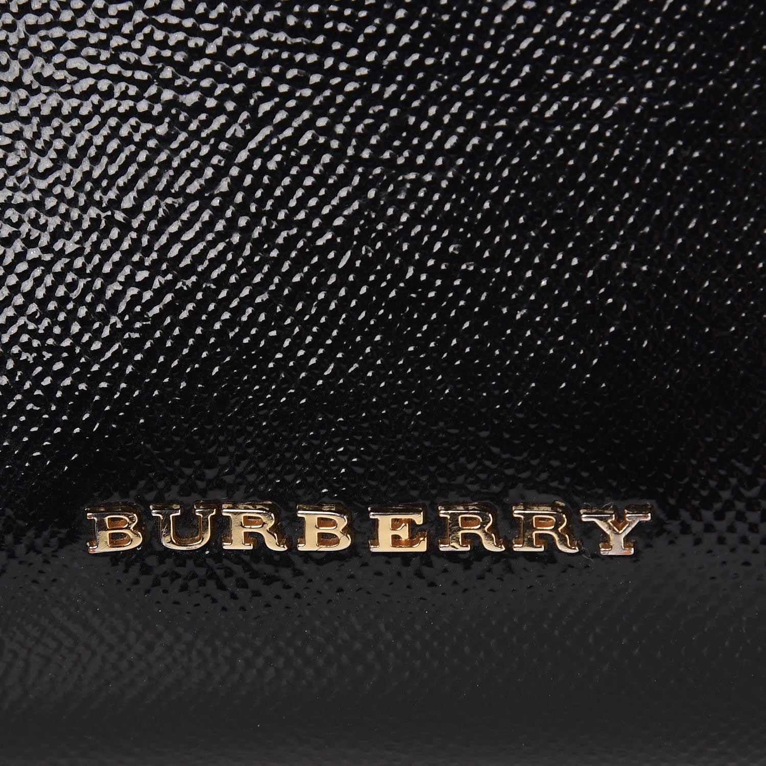 Burberry Patent Grained Calfskin Little Crush Black 6 of 9