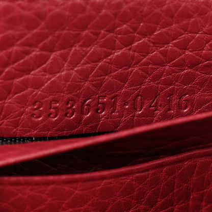 Gucci Monogram Cellarius Calfskin Vintage Web Rania Zip Around Wallet Beige Ebony Soft Burgundy Peonia Flower Box Pink 7 of 8