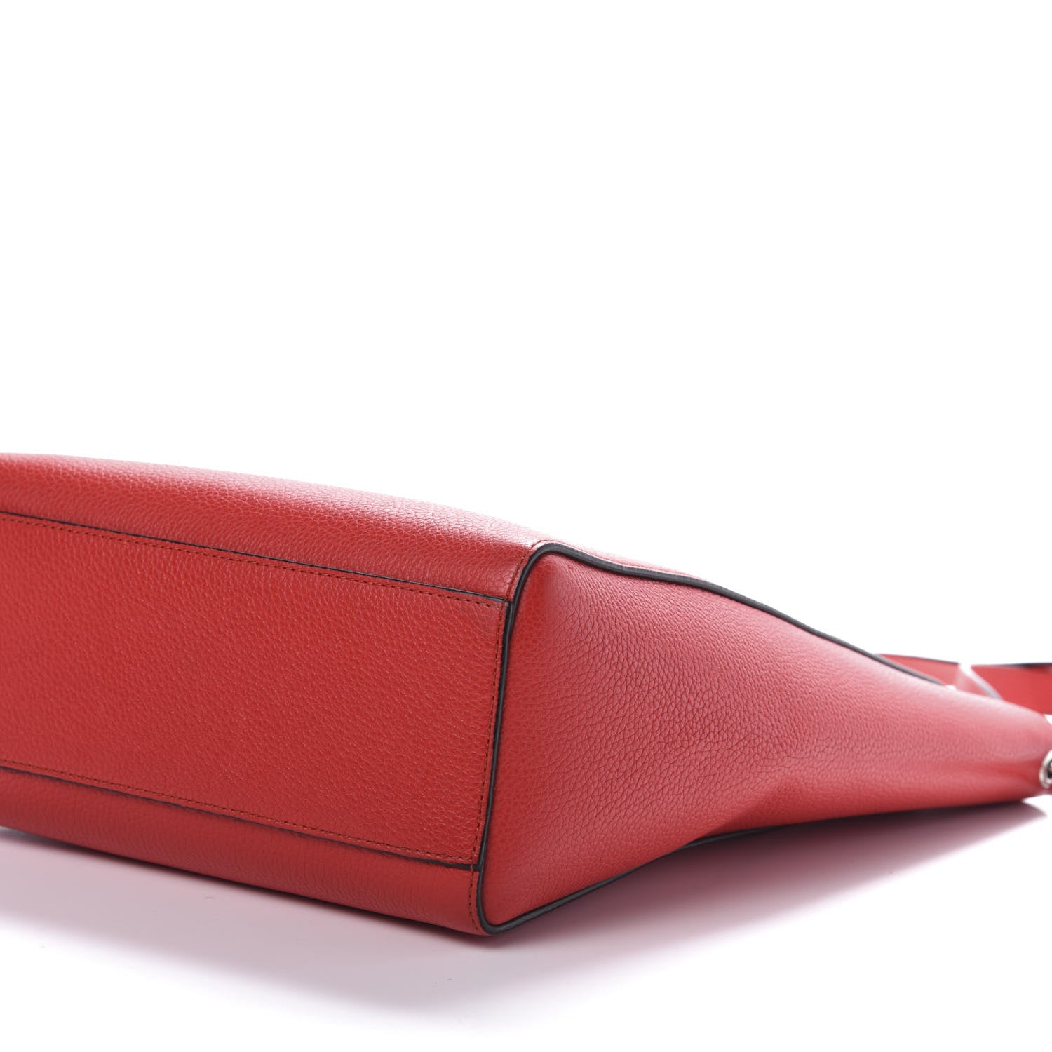 Mulberry Classic Grain Small Maple Tote Hibiscus Red 7 of 9