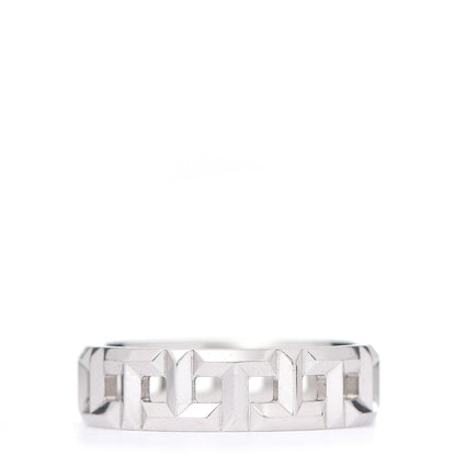 Tiffany 18K White Gold T True Wide Ring 54 7 3 of 5