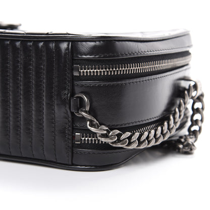 Chanel Lambskin Large Coco Boy Camera Case Black 10 of 10