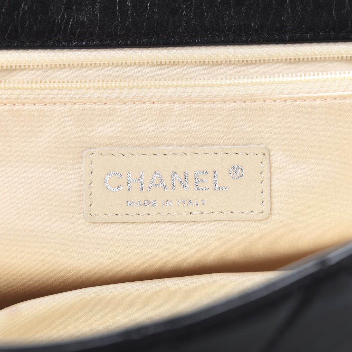 Lambskin East West Mademoiselle Flap Black