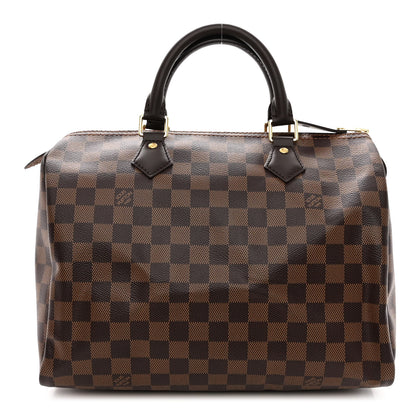 Louis Vuitton Damier Ebene Speedy 30 1 of 9