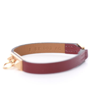 Hermes Epsom Micro Rivale Bracelet S Rouge Grenat 3 of 5