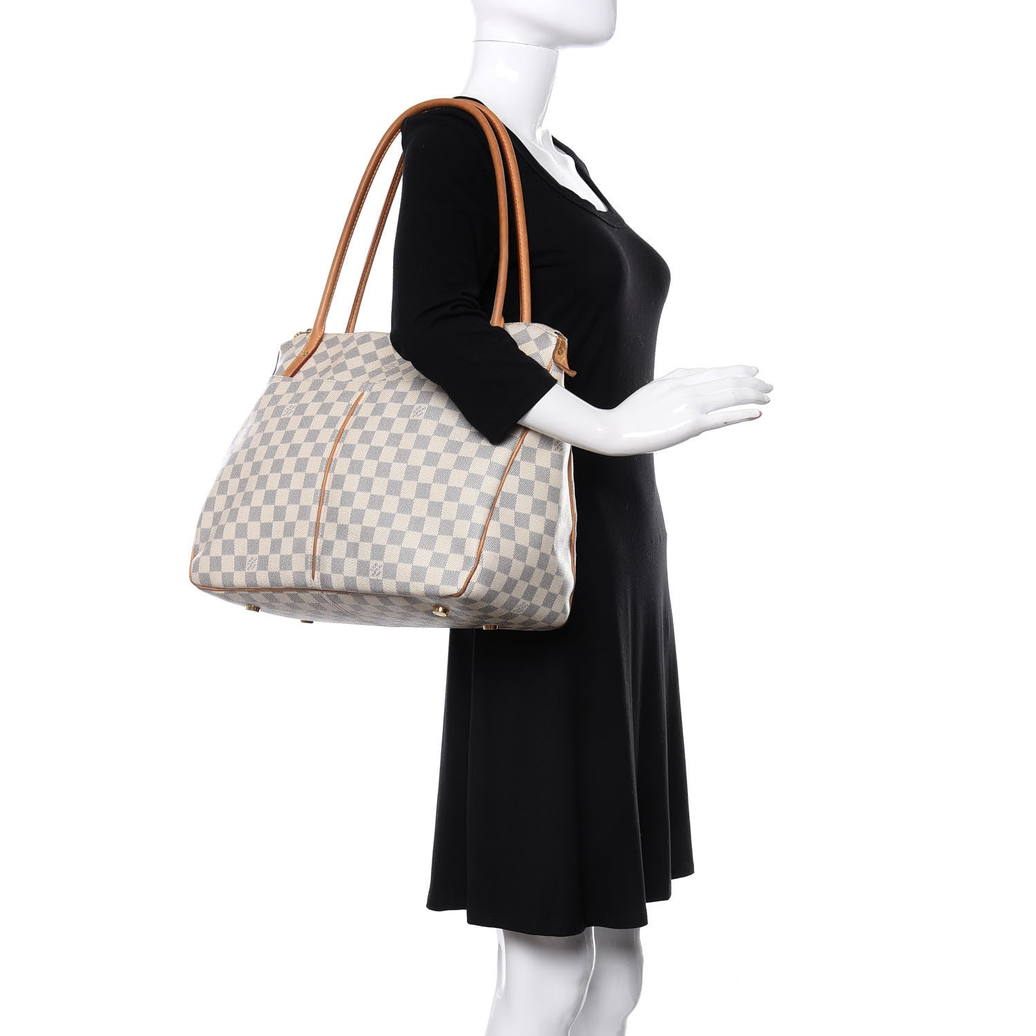 Louis Vuitton Damier Azur Figheri GM 2 of 10