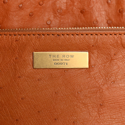 The Row Ostrich Alexia Bag Caramel 7 of 11