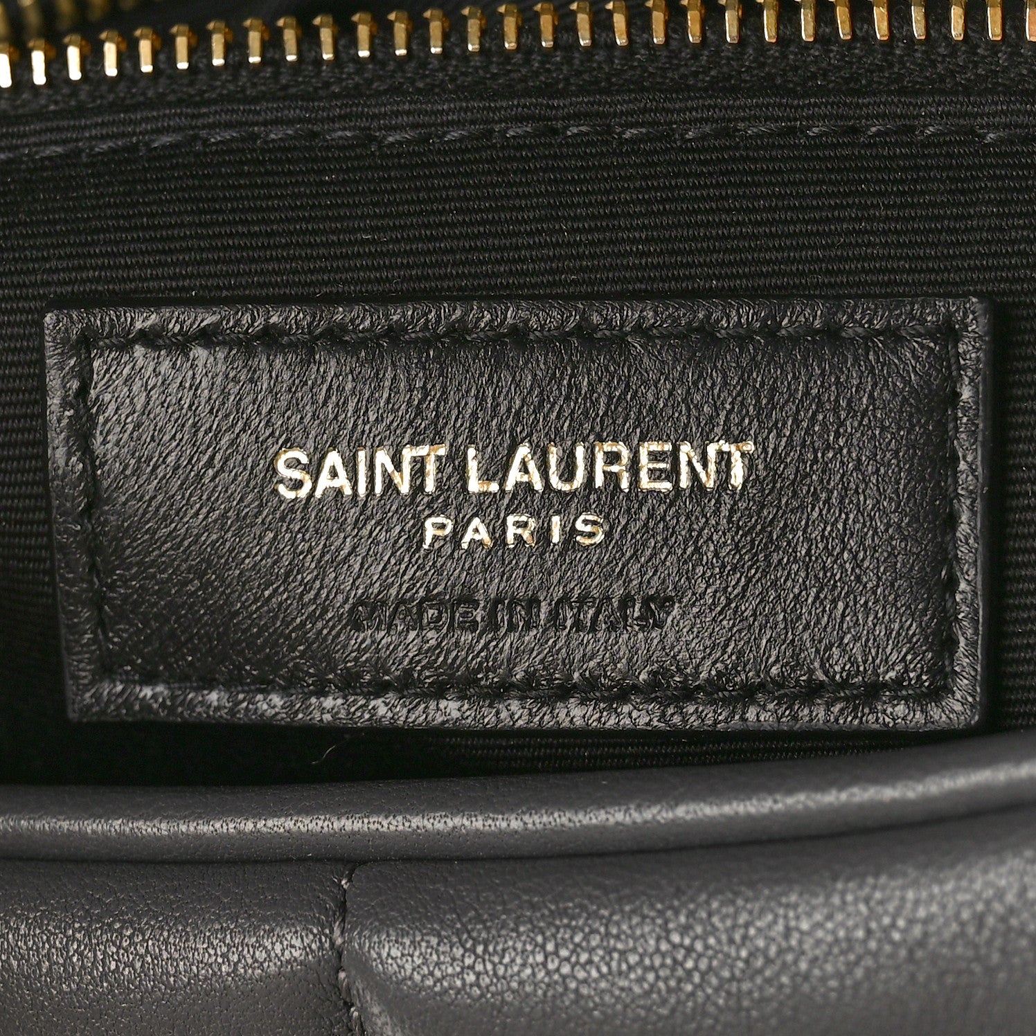Saint Laurent Lambskin Quilted Toy Loulou Puffer Monogram Chain Satchel Storm 6 of 9