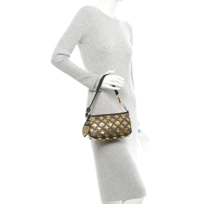 Louis Vuitton Monogram Sequins Eclipse Pochette Gold 2 of 6