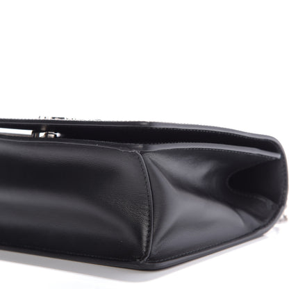 Prada Metallic Saffiano Soft Chain Shoulder Bag Silver 8 of 9
