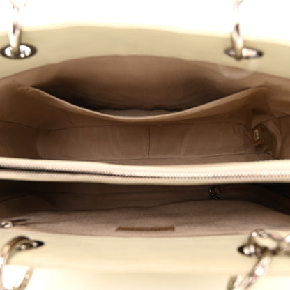 Chanel Caviar Quilted Grand Shopping Tote GST White 5 of 13