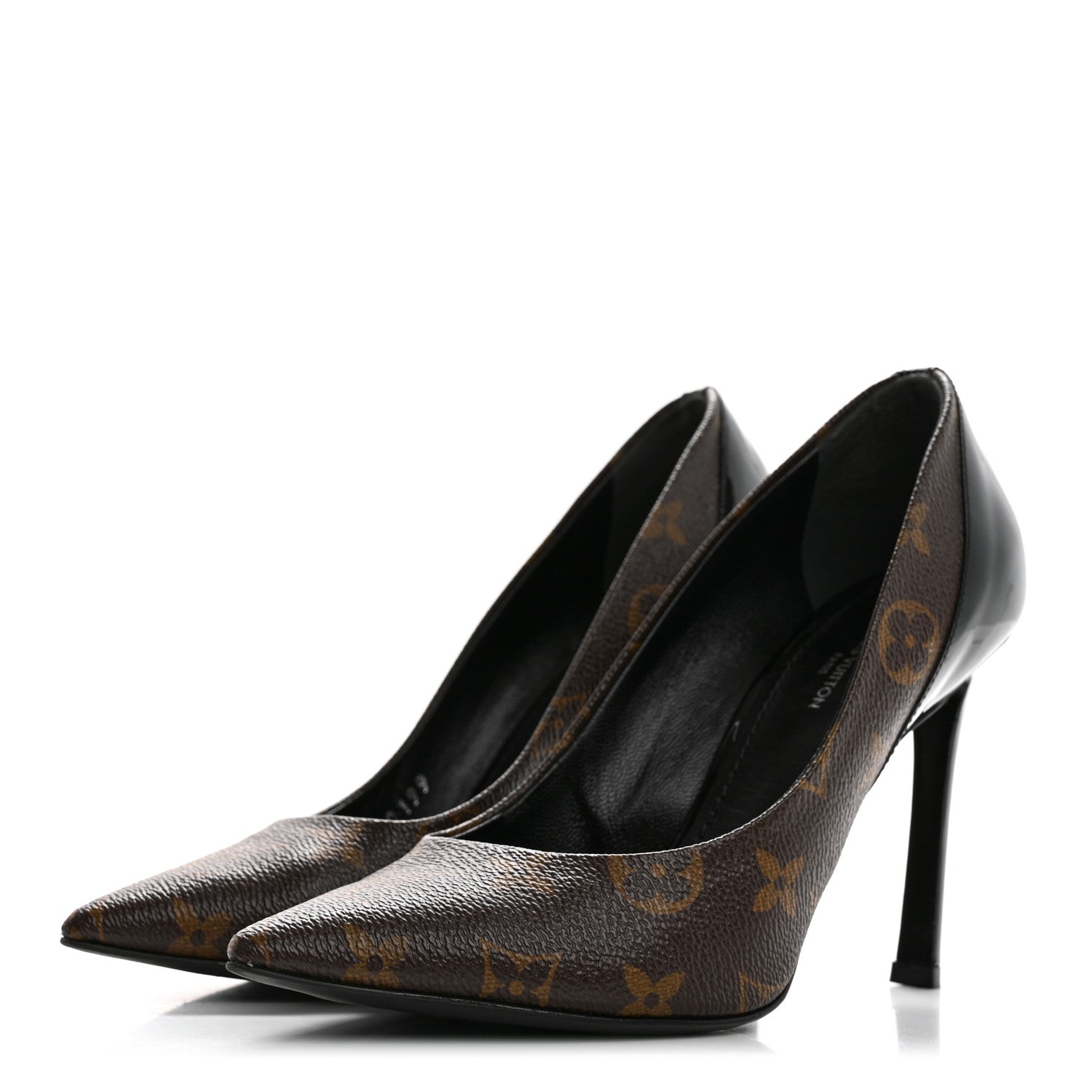 Louis Vuitton Monogram Cherie Pumps 36 Black 4 of 10