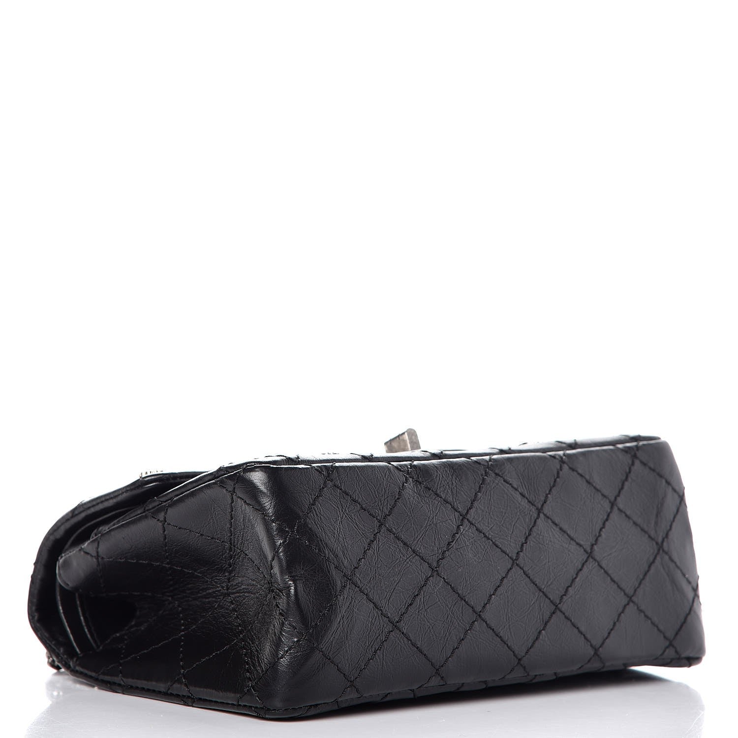 Chanel Aged Calfskin Lucky Charms 2.55 Reissue 224 Flap Black 5 of 8