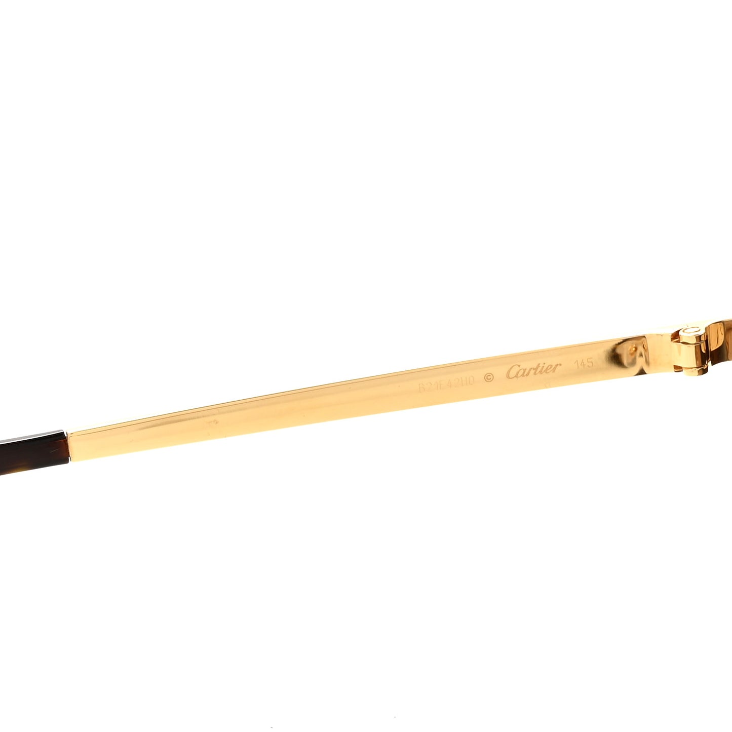 Acetate Panthere De Cartier Sunglasses CT0245SK Tortoise Gold