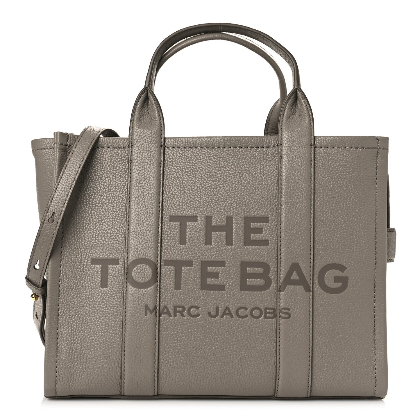 Grained Calfskin Medium The Tote Bag Grey