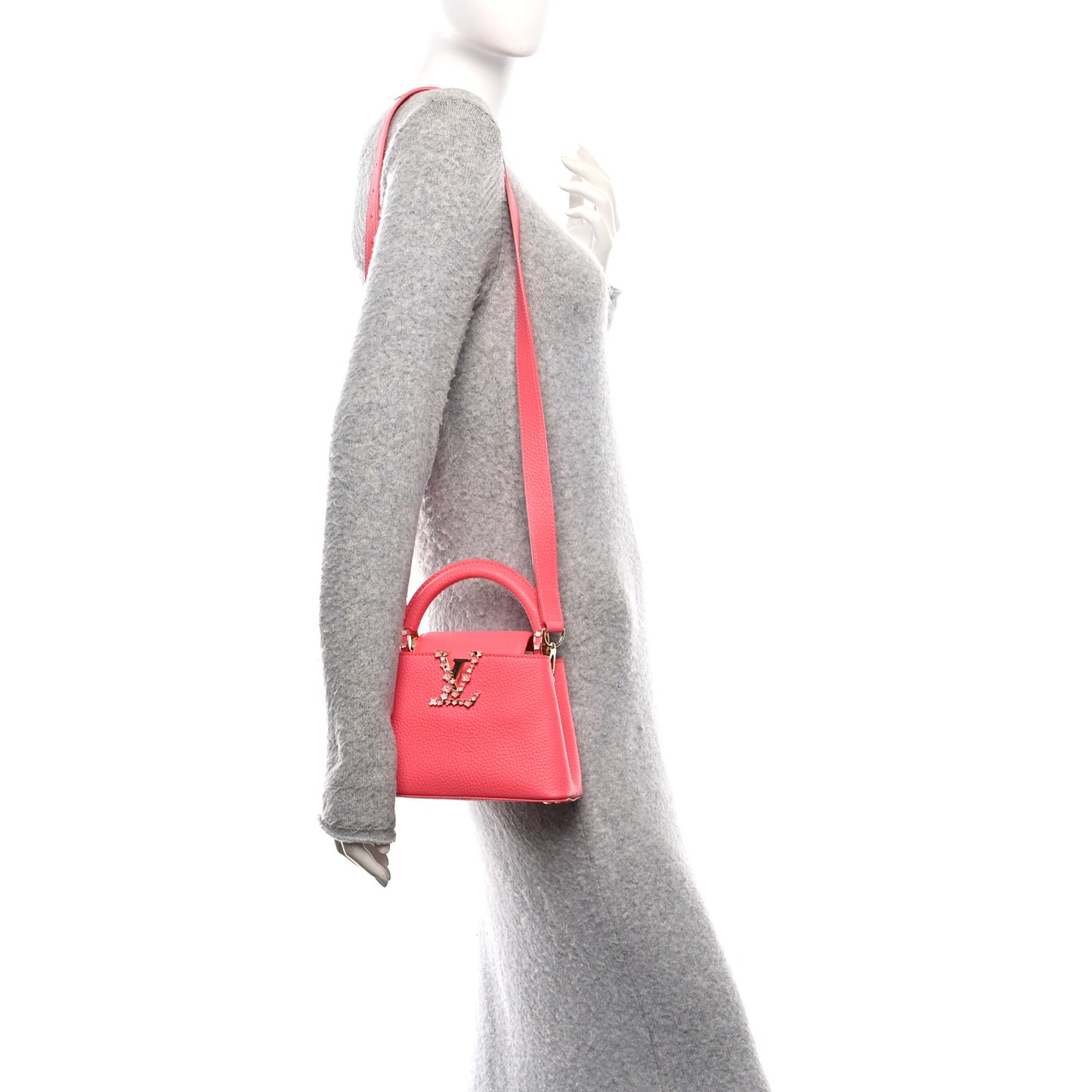 Taurillon LV Bloom Capucines Mini Pink Sky
