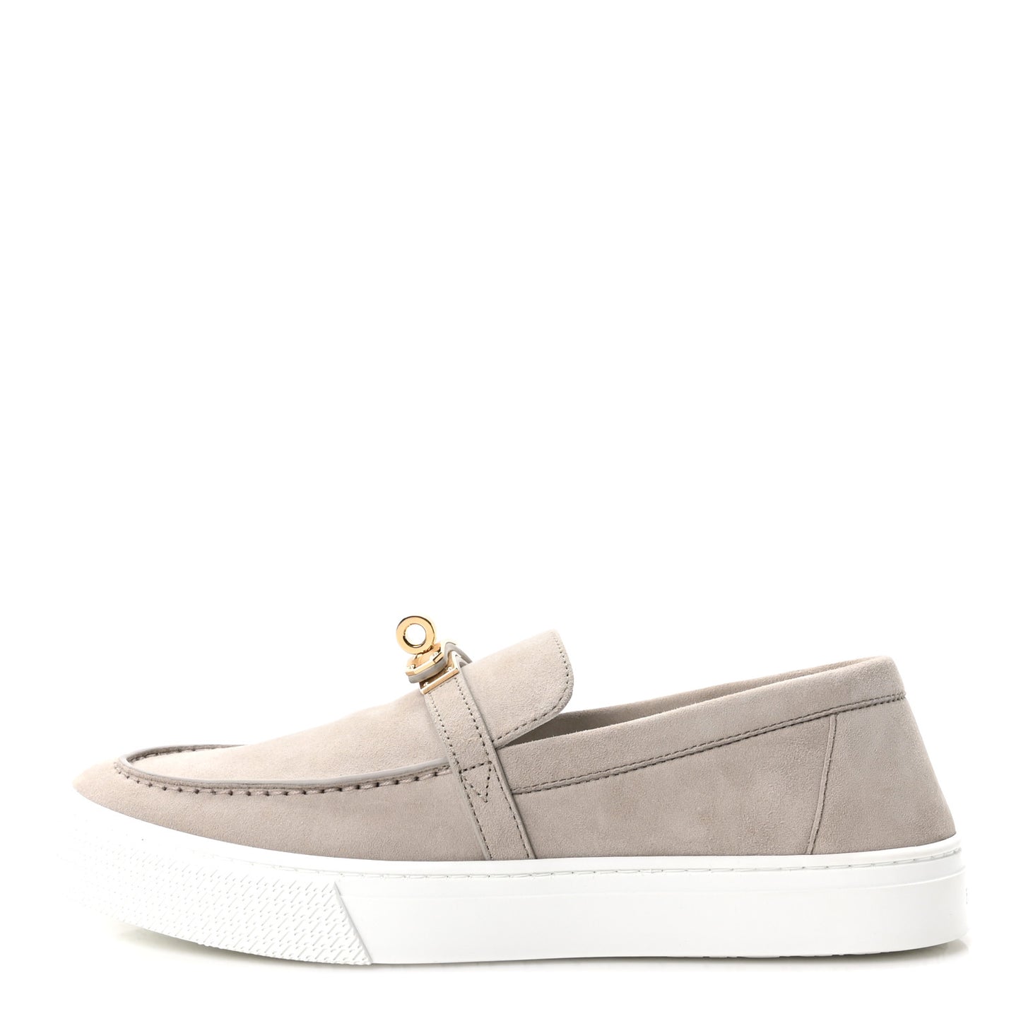 Suede Goatskin Game Slip On Sneakers 38 Beige Esquisse