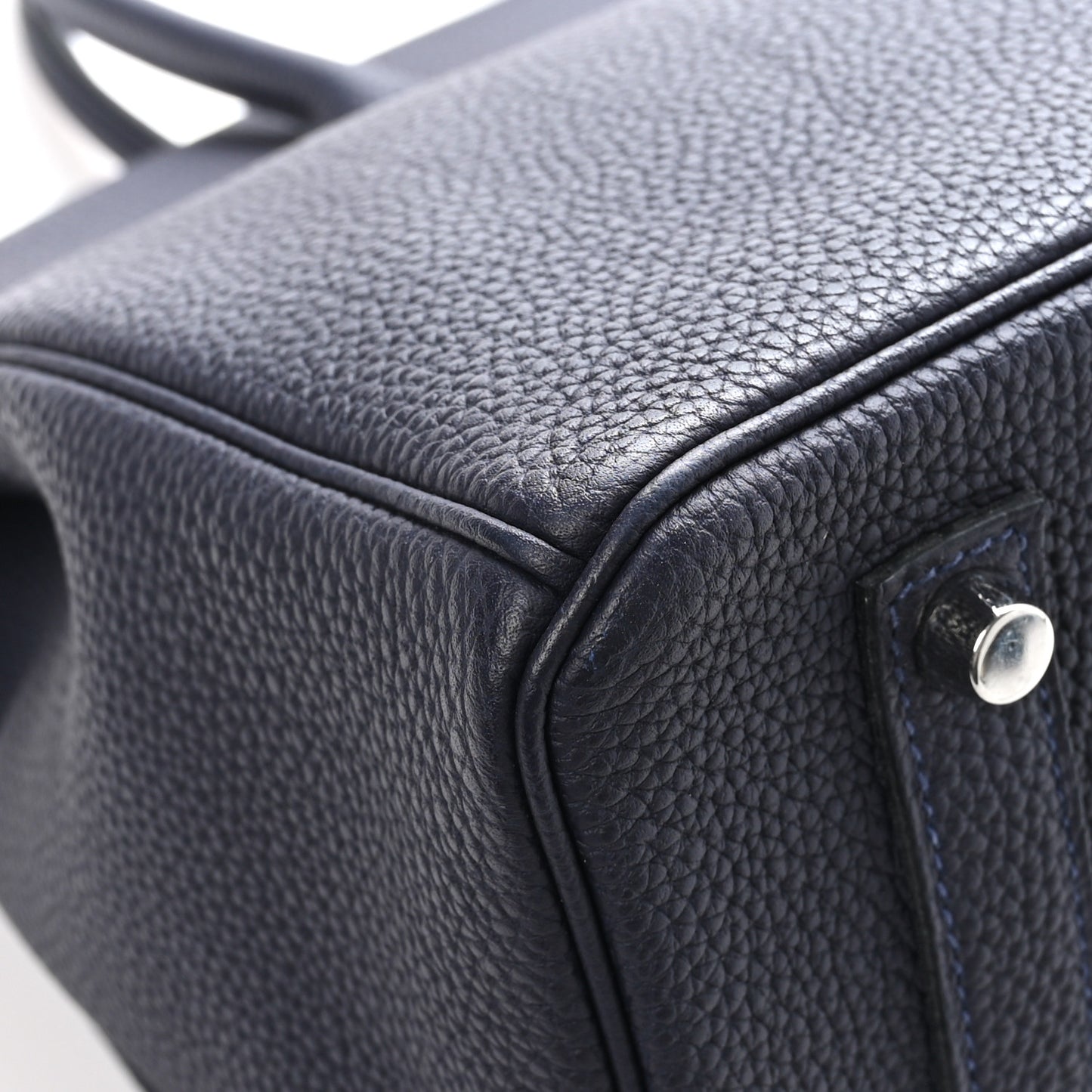 Togo Swift Officier Birkin 35 Bleu Nuit Vert Cypress
