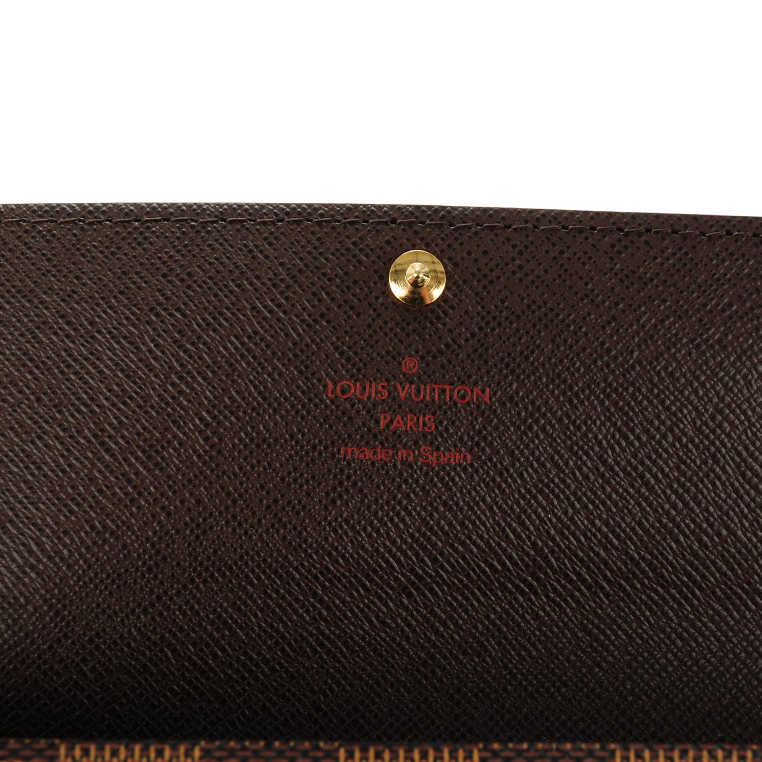 Louis Vuitton Damier Ebene Sarah Wallet 6 of 7