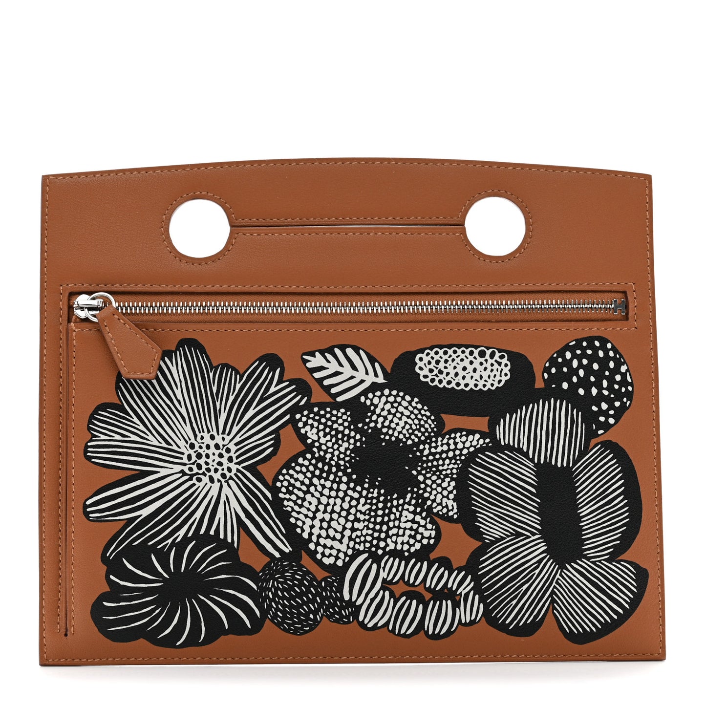 Swift Floral Printed Backpocket Pouch 25 Gold