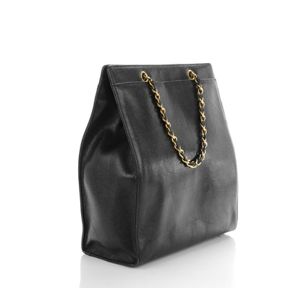 Chanel Caviar Shoulder Bag Black 3 of 7