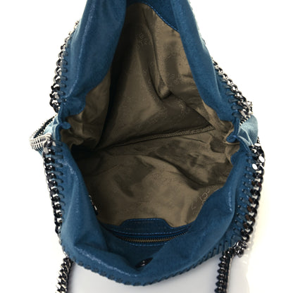 Stella McCartney Shaggy Deer Falabella Fold Over Tote Blue 5 of 12